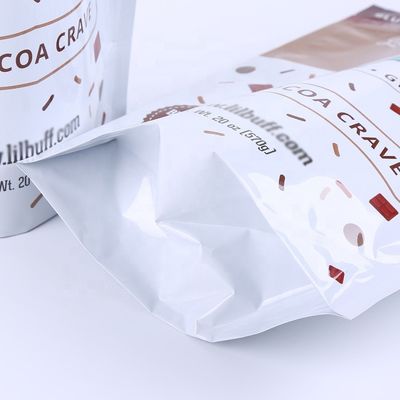 100 미크론 CMYK 식품 포장 부대, 열 물개 비닐 봉투
