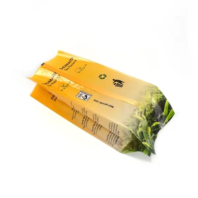 맞춤 인쇄 라미네이트 240g 500g 방수 플라스틱 가방 주머니 후 봉인 포일 식품 등급 차 포장 가방 사이드 거세트