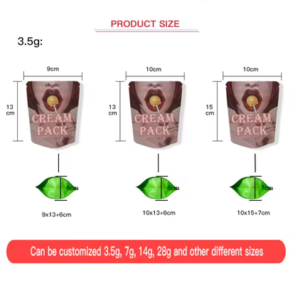 1g 3.5g 7g 인쇄된 라미네이트 된 플라스틱 식용 가방 냄새 방지 가방 포장 지퍼 서식용 Mylar 가방