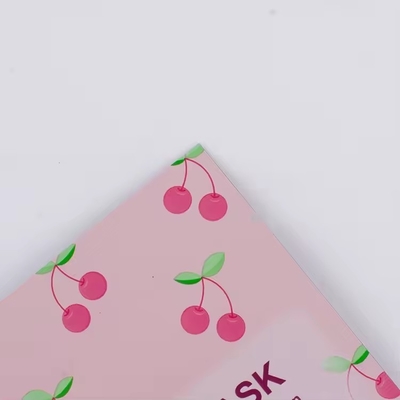 주문 인쇄 된 순수 알루미늄 복합 가방 3 면 열 밀폐 알루미늄 엽지 가방 마스크 마스크 화장품 포장 가방