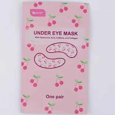 주문 인쇄 된 순수 알루미늄 복합 가방 3 면 열 밀폐 알루미늄 엽지 가방 마스크 마스크 화장품 포장 가방