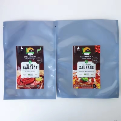 라미네이트 맞춤 인쇄 투명한 플라스틱 Mylar 해산물 포장 진공 봉인 냉동 봉지
