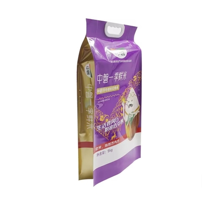 맞춤 투명한 PA/PE 플라스틱 포장 진공 봉지 식품 보관 포장 봉지 쌀 벽돌 봉지
