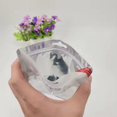 고품질 맞춤형 방수 Mylar Ziplock 가방 미니 3면 밀폐 플라스틱 포장 가방 알루미늄 엽지 가방