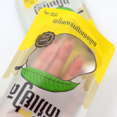 다시 닫을 수 있는 라미네이트 된 플라스틱 서드 업 푸드 포스 패키지 주문 인쇄 디자인 된 Ziplock 폴리 가방