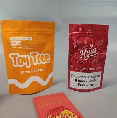 알루미늄 필름 화장품 가구 맞춤 인쇄 된 Mylar 세 면 봉인 가방