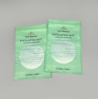 선명한 투명한 장갑 포장 꽁꽁 된 지퍼 가방 미텐 화장품 플라스틱 Mylar 지프 록 가방 세 면 봉인