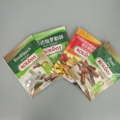 로즈메리 조각 향신료 플라스틱 포장 3면 밀폐 알루미늄 봉지