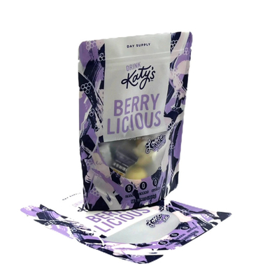 재활용 가능한 PET Mylar Ziplock 서식용 가방 허브 녹색 잎 느슨한 검은 커피 도이팩 사체 마차 차 가방 보관