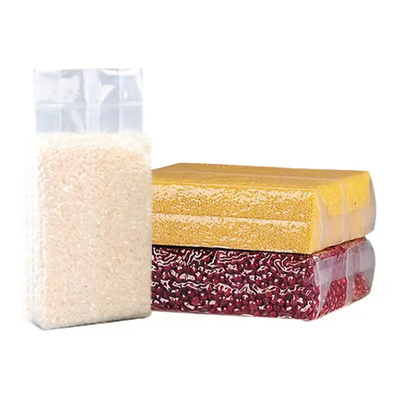 값싼 투명한 나일론 플라스틱 포장 가방 강한 측면 덩어리 밀폐 1KG/100kg 비누 포장 가방 쌀 식품