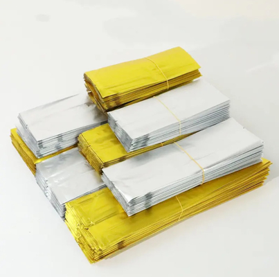 맞춤형 디자인 인쇄 알루미늄 필름 Mylar 서 서 포지 핫 시일 사이드 구세트 가방 음식 차 상자 포장 가방 포지 로고와 함께