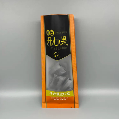 사용자 지정 뒷 봉지 포지 맑은 사이드 구세트 쿼드 봉지 서식 견과류 간식 과자 8 사이드 봉지 투명한 플라스틱 가방
