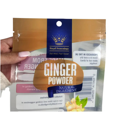 맞춤형 인쇄 한자 3 면 봉인 플라스틱 가방 향신료 향신료 한자 식용 포장 Ziplock Mylar 가방