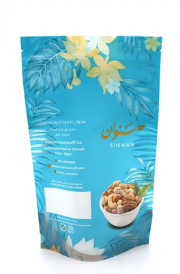 맞춤형 플라스틱 가방 식품 포장 가방 플라스틱 알루미늄 엽 Mylar Zipper Ziplock Bag Stand Up Pouch Doypack For Nuts Snack