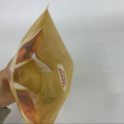 환경 친화적 인 다시 닫을 수 있는 플라스틱 가방 콩 밀가루 사탕 쿠키 간식 패키지 가방 서식용 지퍼 봉지