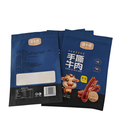 PET/VMPET/PE 맷 수직 지퍼 봉지