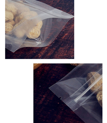 지퍼백 재사용 가능한 선물 포장 백 식품 보관용 100개 풀 클리어 스탠드업 파우치