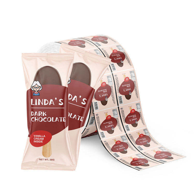 맞춤형 인쇄 식품 포장 플라스틱 롤 필름 아이스크림 포장 알루미늄 호일 라미네이트 롤 필름