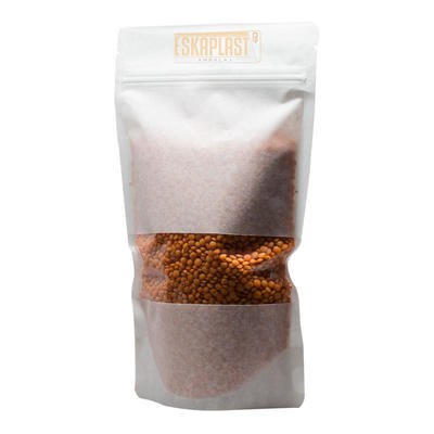 작은 창문, 맞춤 인쇄 된 지퍼, 크래프트 종이 서 있는 가방/식품 포장 가방