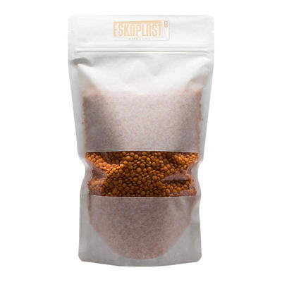 작은 창문, 맞춤 인쇄 된 지퍼, 크래프트 종이 서 있는 가방/식품 포장 가방