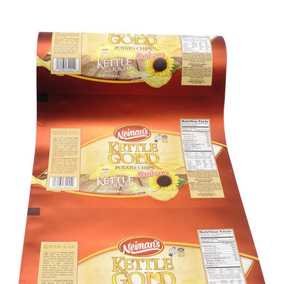 Laminated BOPP/VMCPP Food Grade Plastic Pouch Film Roll For Packing Machine