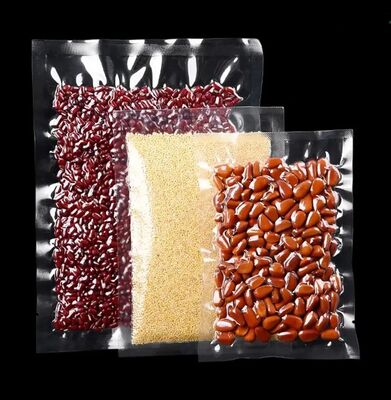 공장 직판매 맞춤형 3면 밀폐 나일론 식품 포장 봉지, 고 투명 진공 식품 봉지, PE 플라스틱 봉지, 100pcs