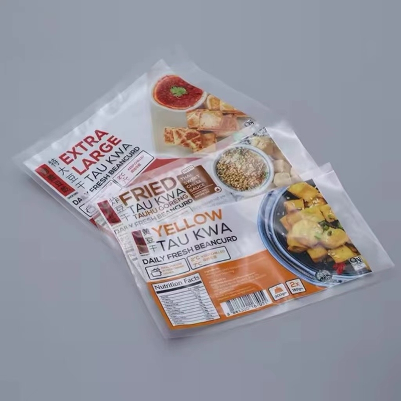 맞춤형 인쇄 식품 포장 가방 세 면 밀폐 가방 나일론 포장 냉동 식품 가방 덤플링 해산물 새우