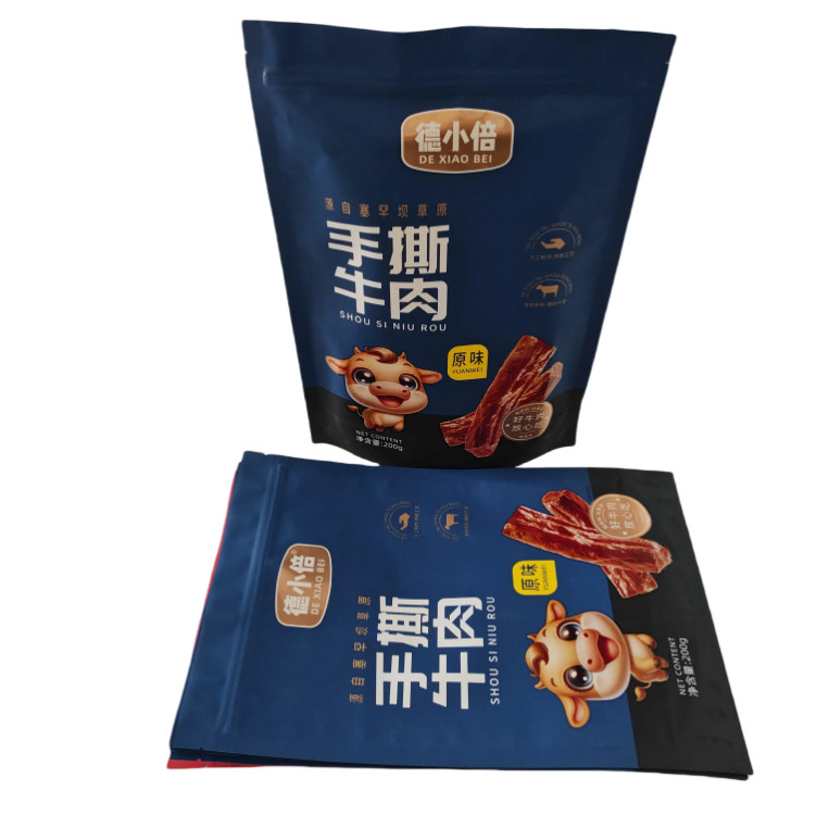 PET/VMPET/PE 맷 수직 지퍼 봉지