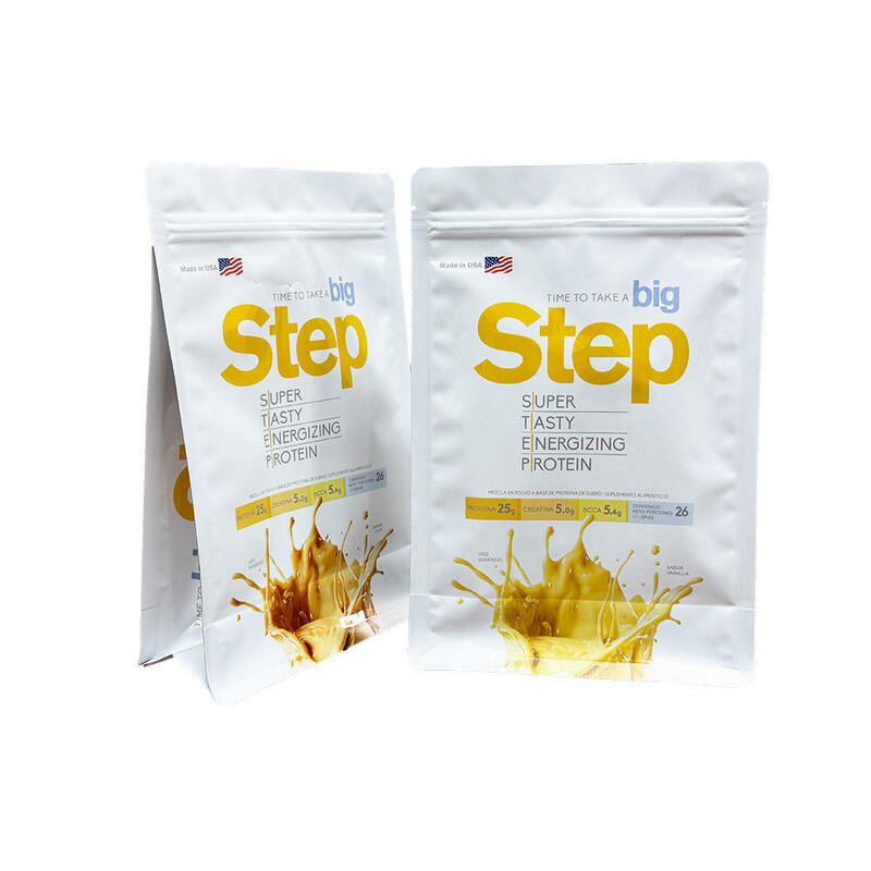 맞춤형 인쇄 스탠드업 지퍼백 - 스낵, 사탕, 분말, 견과류, 건조 향신료, 설탕 등 식품 포장용