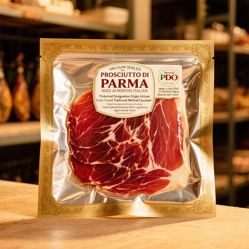 맞춤형 로고 3면 밀봉 플라스틱 포장 식품 보관 마일라 진공 밀봉 백 물고기 사료 포장 진공 백 로고 포함